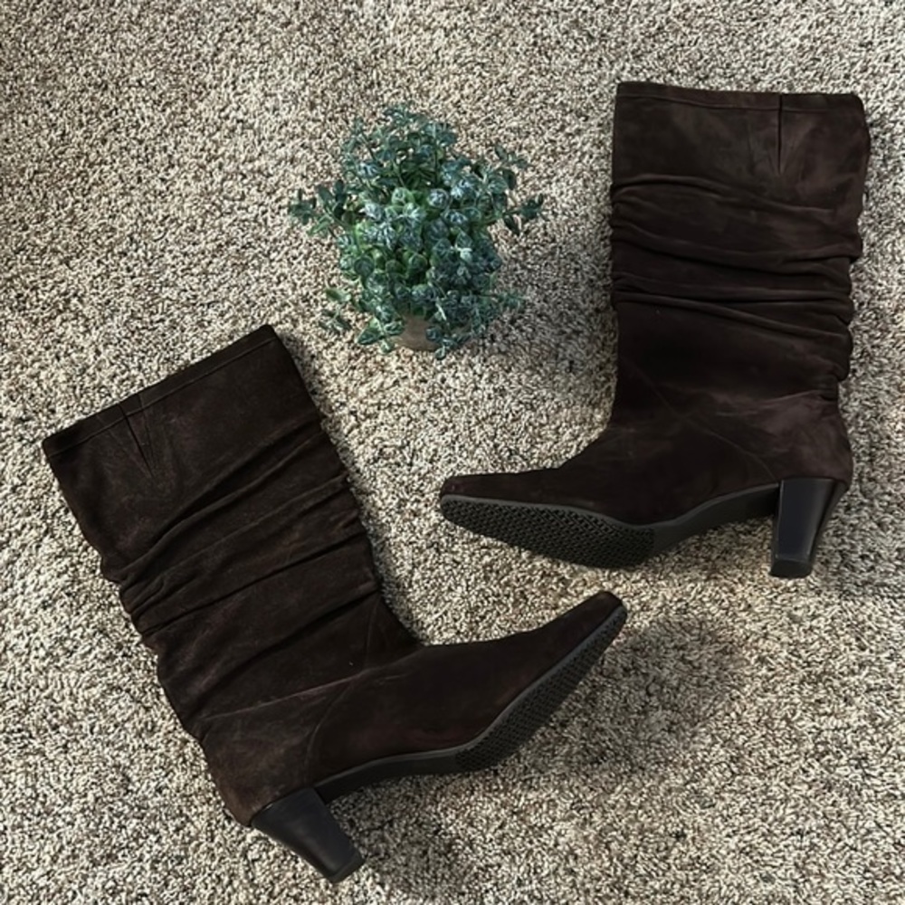 Talbots Brown Slouchy Boots